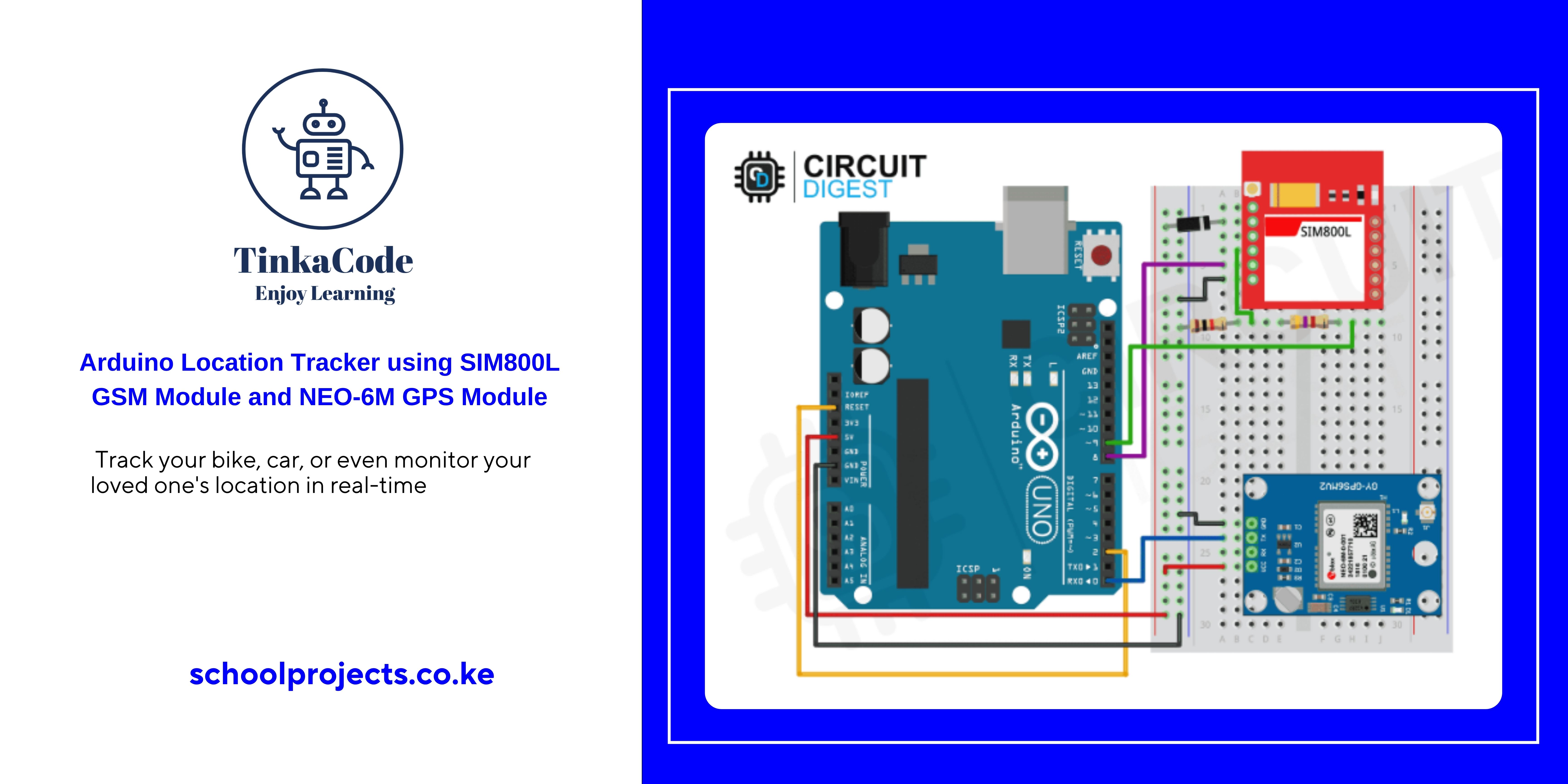 Gps Location Module Compatible With Rduino Kenya Science and Engineering Fair Assistance